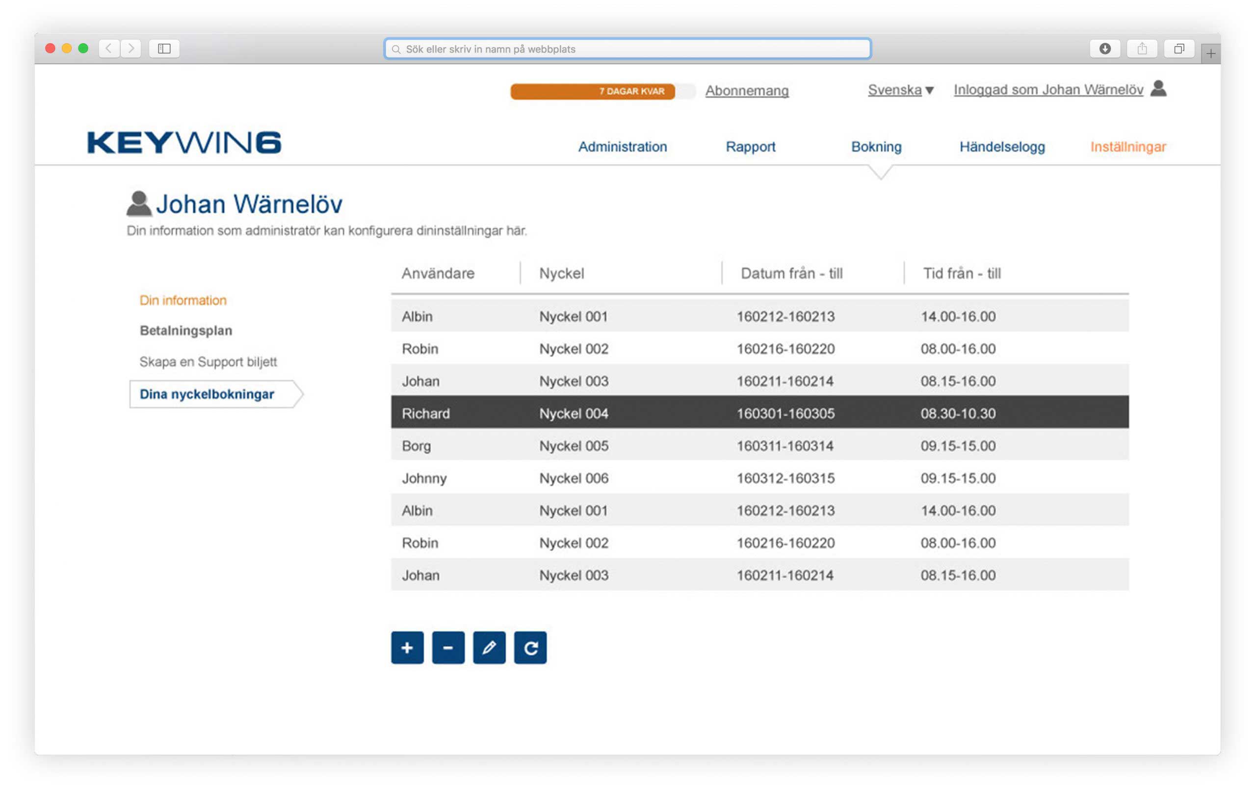 KeyBooking